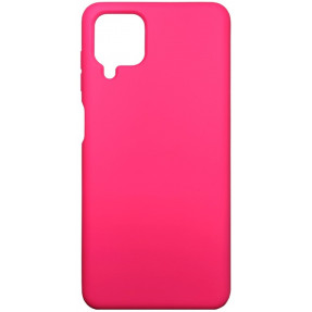 Чохол Silicone Case Samsung A12 (яскраво рожевий)