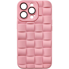 Чохол Weaving+Glass Camera for iPhone 12 Pro Max (Pink)