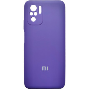 Чoхол Silicone Case Xiaomi Redmi Note 10/ Note 10S/Poco M5s (фіолетовий)