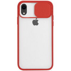 Чохол Camshield TPU матовий iPhone XR (червоний)