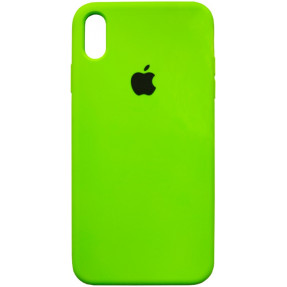 Чохол Silicone Case iPhone Xs Max (зелений неон)