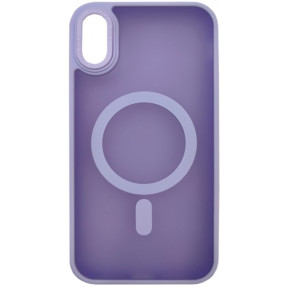 Чохол Stiff Cover Colorful Matte with MagSafe for iPhone XR (Light Violet)