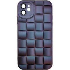 Чохол Weaving+Glass Camera for iPhone 12 (Purple)