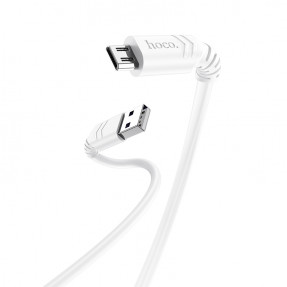 Кабель Hoco X62 Fortune Micro USB 2.4A (White) 1м