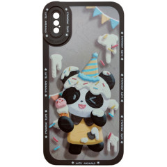 Case Cute Animals for iPhone XR (Black)