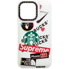 Чохол Starbucks for iPhone 12 Pro (білий)