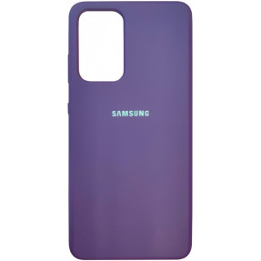 Чохол Silicone Case Samsung Galaxy A52 (пурпур)