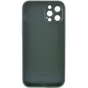 Silicone Case 9D-Glass Box iPhone 12 Pro (Cangling Green)