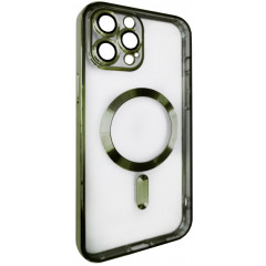 Case Full camera with MagSafe for iPhone 12 Pro Max (Dark Green)