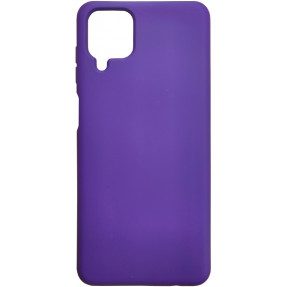 Чохол Silicone Case Samsung A12 (фіолетовий)