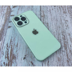 Silicone Case 9D-Glass Box iPhone 12 Pro (Fruit green)