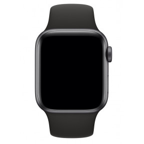 Ремінець силіконовий для Apple Watch 42/44mm (чорний)