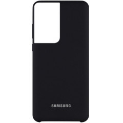 Чохол Silicone Case Samsung Galaxy S21 Ultra (чорний)