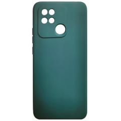 Чохол Silicone Case Xiaomi Redmi 10A / Redmi 9C (темно-зелений)
