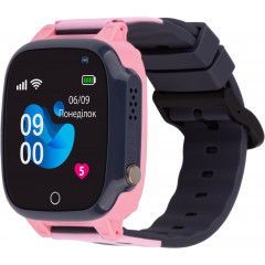 Дитячий розумний годинник AmiGo GO008 Milky GPS Wi-Fi (Pink)