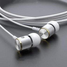 Вакуумні навушники-гарнітура Konfulon JA-01 (Silver)