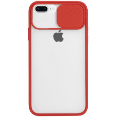 Чохол Camshield TPU матовий iPhone 7 Plus / 8 Plus (червоний)