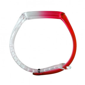 Ремінець Neon для Xiaomi Band 5/6 (Clear Red)