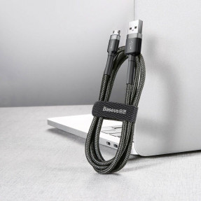 Кабель Baseus Cafule USB for Micro 2.4A 1m CAMKLF-BG1 (Black)