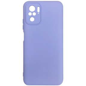 Чoхол Silicone Case Xiaomi Redmi Note 10/ Note 10S/Poco M5s (лавандовий)