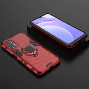 Чохол Armor + підставка Xiaomi Redmi Note 9 4G/ Redmi 9T (червоний)
