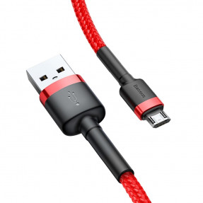 Кабель Baseus Cafule USB for Micro 1.5A 2m (Red) CAMKLF-C09
