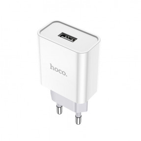 Мережевий зарядний пристрій Hoco C81A + Type-C Cable (White)