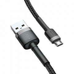 Кабель Baseus Cafule USB for Micro 2.4A 1m CAMKLF-BG1 (Black)