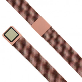 Ремінець для Xiaomi Band 5 Metal Magnit (Pink)