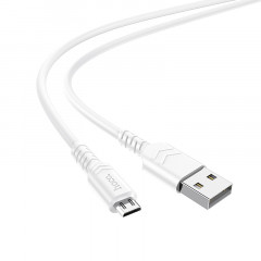 Кабель Hoco X62 Fortune Micro USB 2.4A (White) 1м