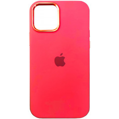 Чохол NEW Silicone Case iPhone 12/12 Pro (Shiny Pink)