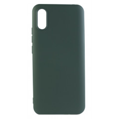 Чохол Silicone Case Xiaomi Redmi 9a (темно-зелений)