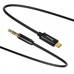 AUX кабель Baseus Yiven Type-C to Jack 3.5mm 1.2m CAM01-01 (Black)