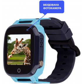 Дитячий розумний годинник AmiGo GO008 Milky GPS Wi-Fi (Blue)
