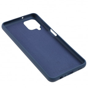 Чохол Silicone Case Samsung A12 (темно-синій)