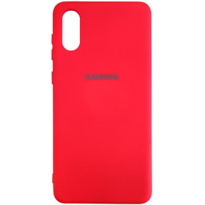 Чохол Silicone Case Samsung A02 (червоний)