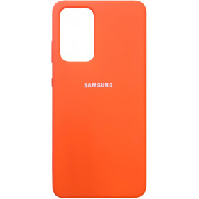 Чохол Silicone Case Samsung Galaxy A52 (оранжевий)