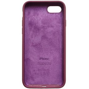 Чохол Silicone Case iPhone 7/8/SE 2020 (рожево-червоний)