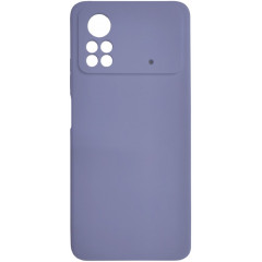 Чохол Silicone Case Poco X4 Pro 5G (сіро-синій)