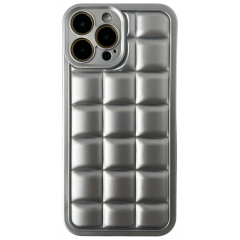 Чохол Silicone Inflatable for iPhone 12 Pro Max (silver)