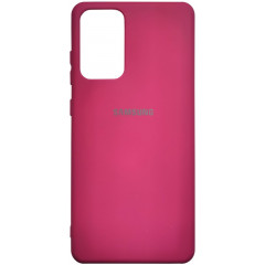 Чехол Silicone Case Samsung Galaxy A52 (бордовый)