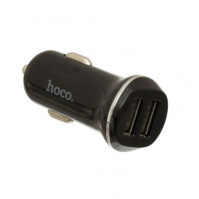 Автомобільний зарядний пристрій Hoco Z1 (5V-2.1 mAh) (чорний) Micro USB