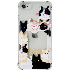 Case Animal Pocket Case для iPhone 7/8/SE Cats