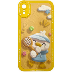 Case Cute Animals for iPhone XR (Yellow)