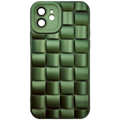 Чохол Weaving+Glass Camera for iPhone 11 (Green)