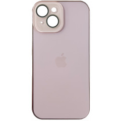 Glass Case  MagSafe  iPhone 15  (Pink)