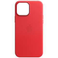 Чохол Leather Case iPhone 12 Pro Max (Crimson)