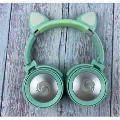 Накладні навушники Cats Sp22 (Зелений)