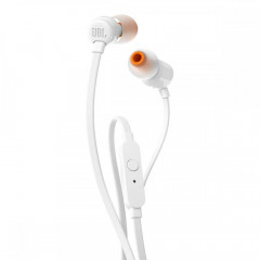 Вакуумні навушники-гарнітура JBL T110 (White) JBLT110WHT