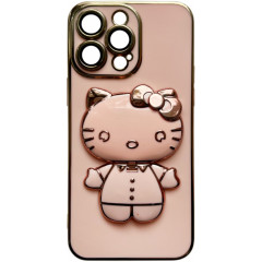Чохол + підставка Hello Kitty iPhone 11 Pro Max (Pink Sand)